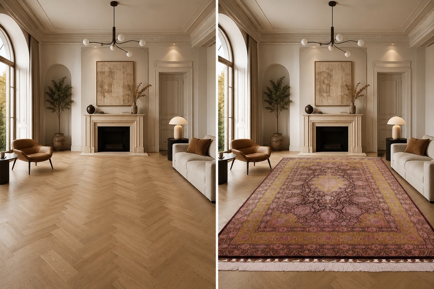 Qom Silk Memayian Carpet  300x207