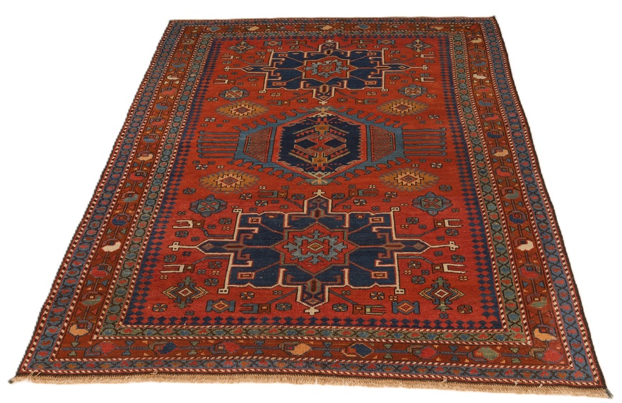 Antique Heriz Carpet  190x153