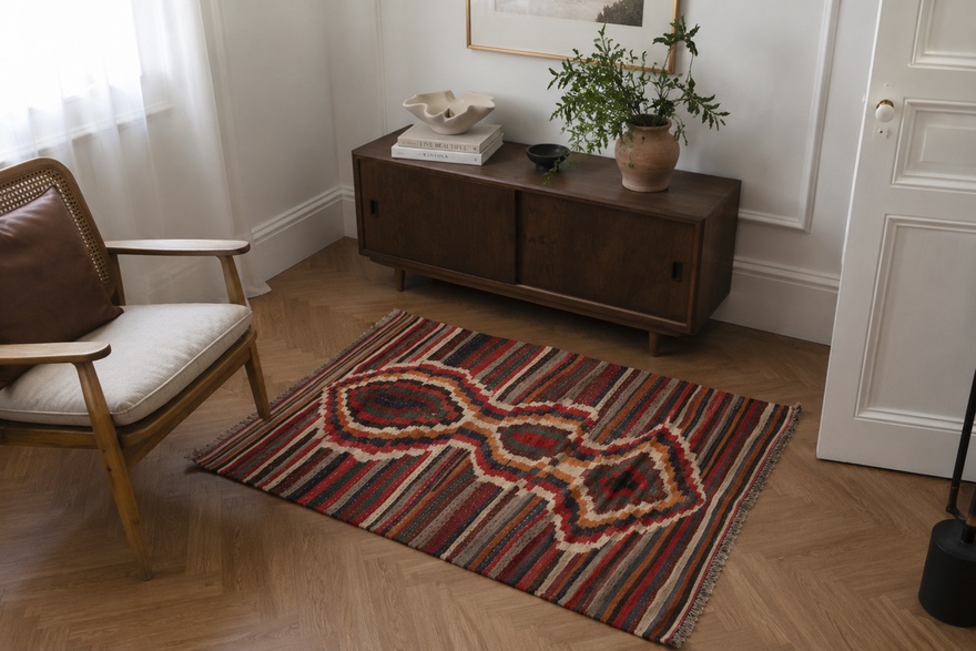 Kilim Fars Carpet  208x124