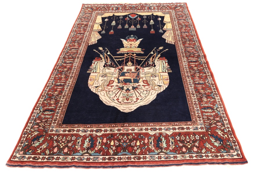 Antique Ghuchan Carpet  207x132