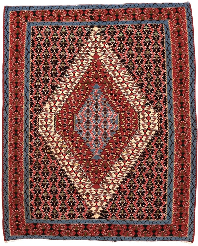 Kilim Senneh Carpet  152x123