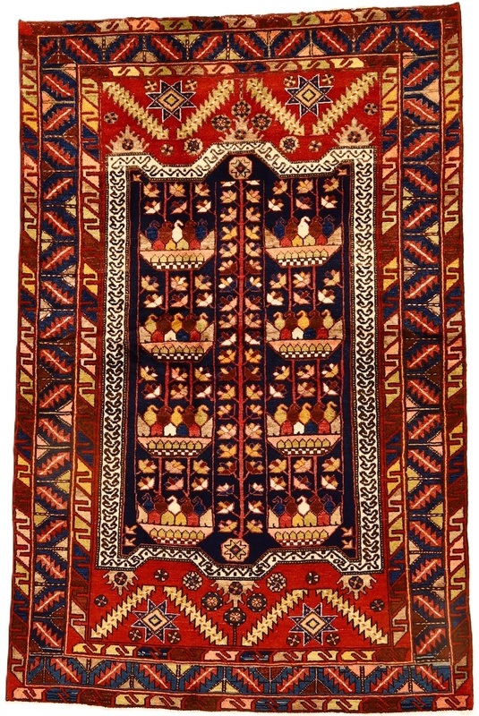 Antique Mazlegan Carpet  205x131