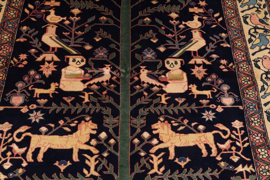 Antique Ghuchan Carpet  200x138