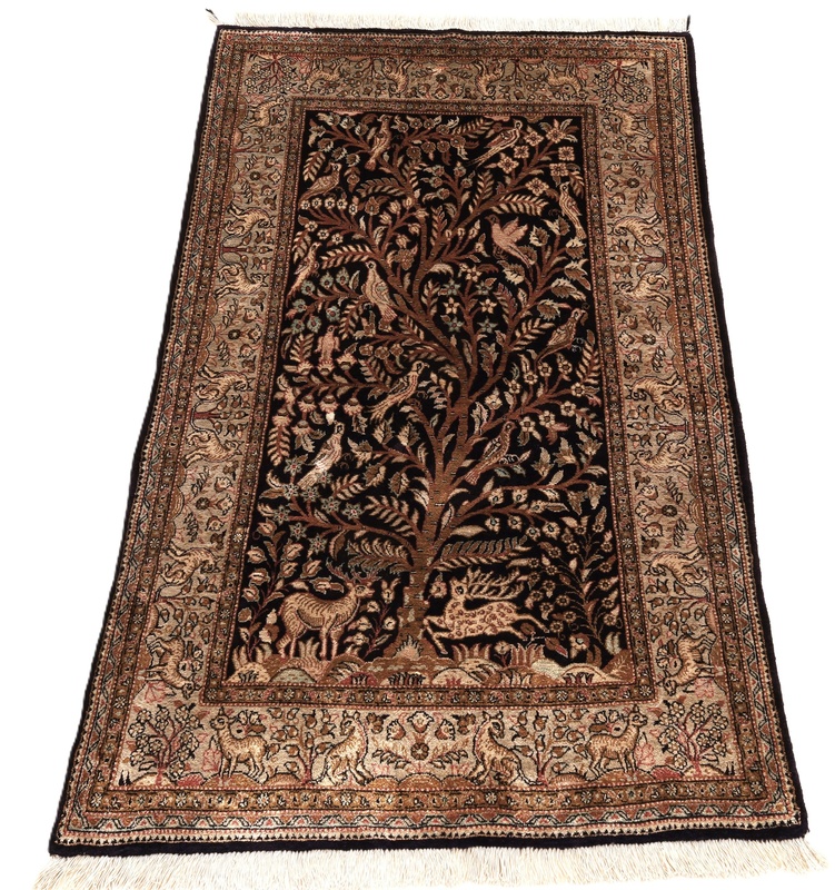 Qum Silk Carpet 130x75