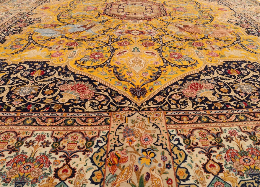 Antique Tabriz 70 Raj Carpet  410x300
