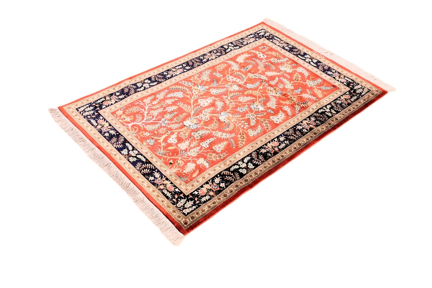 Qom Silk Carpet 150x98