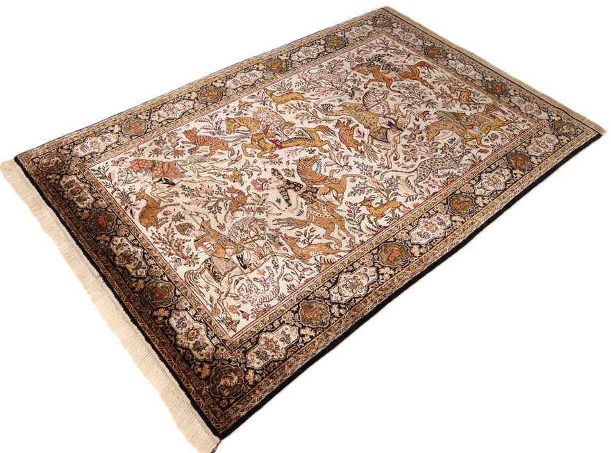 Qum Silk Carpet 160x106