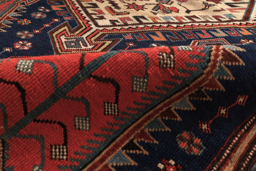 Antique Malayer Carpet  209x121
