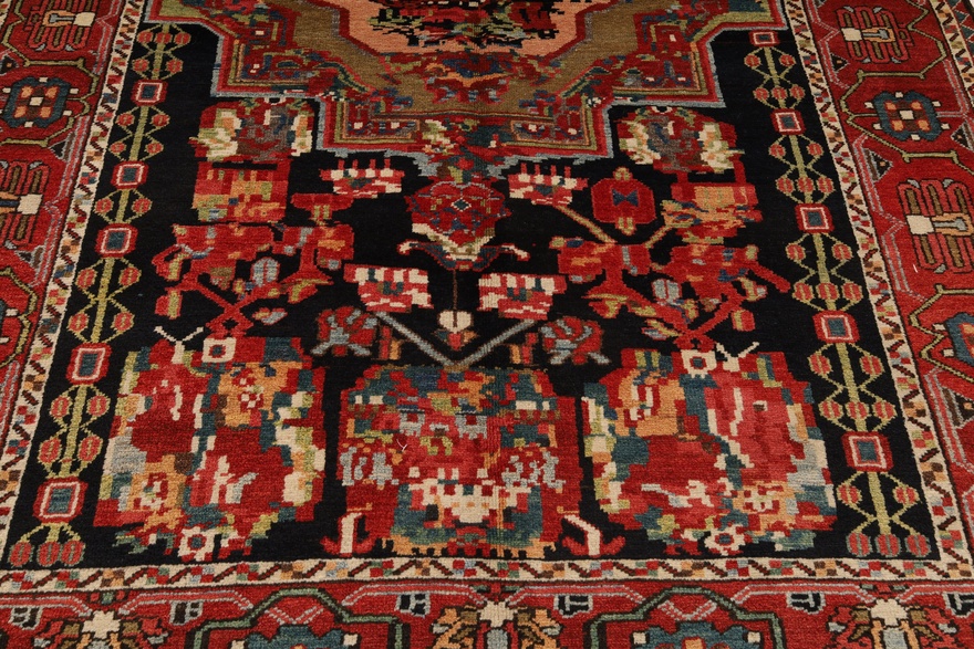 Antique Bakhtiar Carpet  208x145