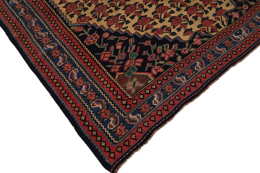 Antique Kilim Fars Carpet  205x137