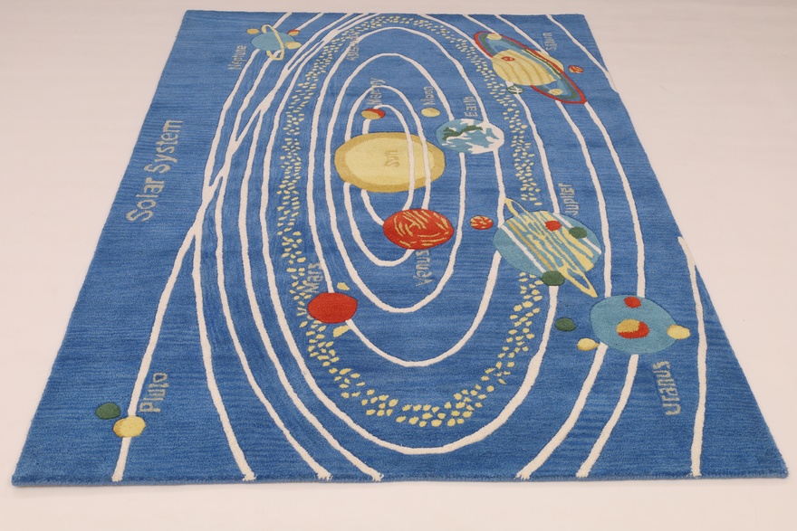 Kids Space  Solar System & Planets Design Carpet  242x170