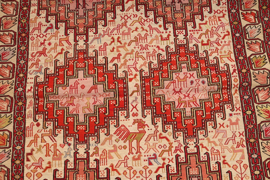 Kilim Silk Carpet 144x105
