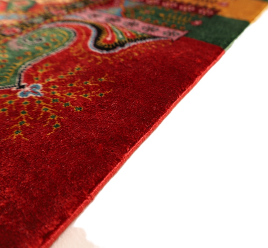 Qom Silk HossenKashizadeh Carpet 300x200