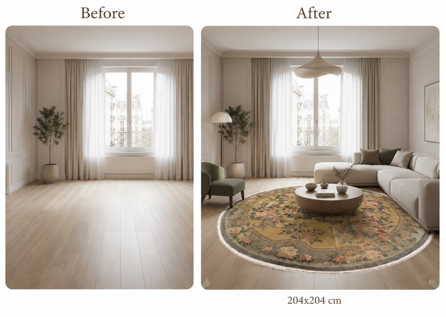 China Carpet 204x204