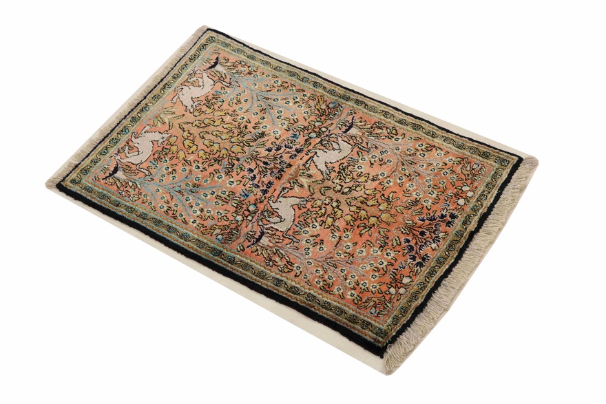 Ghom Silk Carpet 80x58