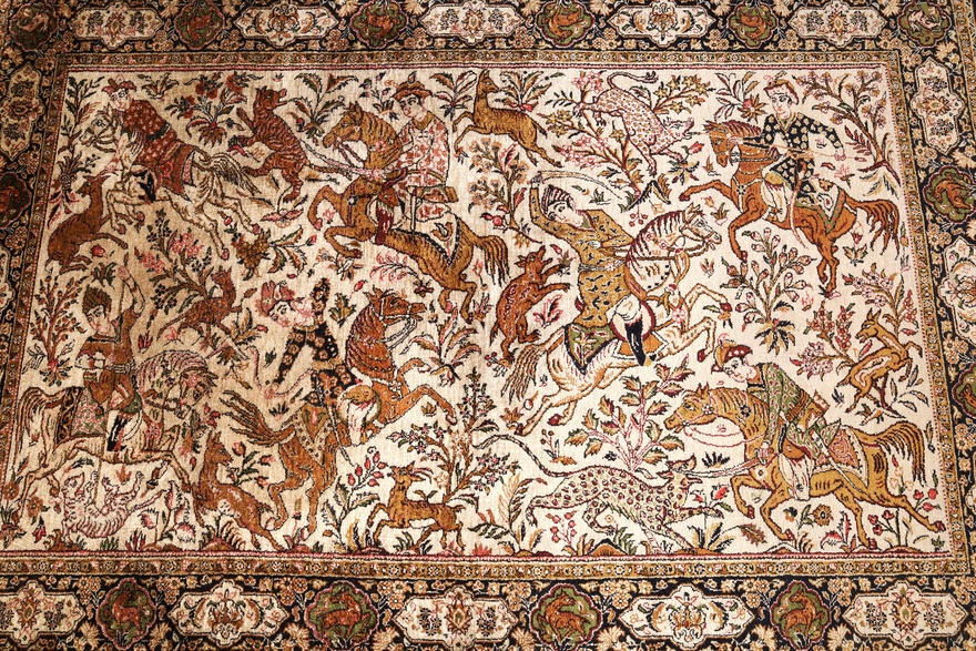 Qum Silk Carpet 160x106