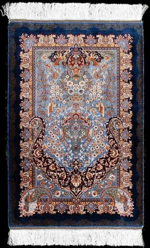 Qom  Dahlia Carpet 90x60