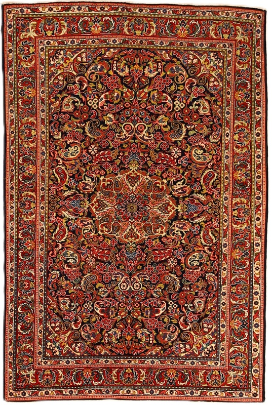 Antique Sarouk Carpet  200x134