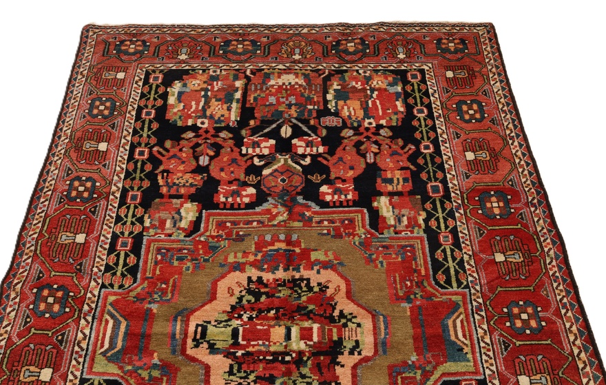 Antique Bakhtiar Carpet  208x145