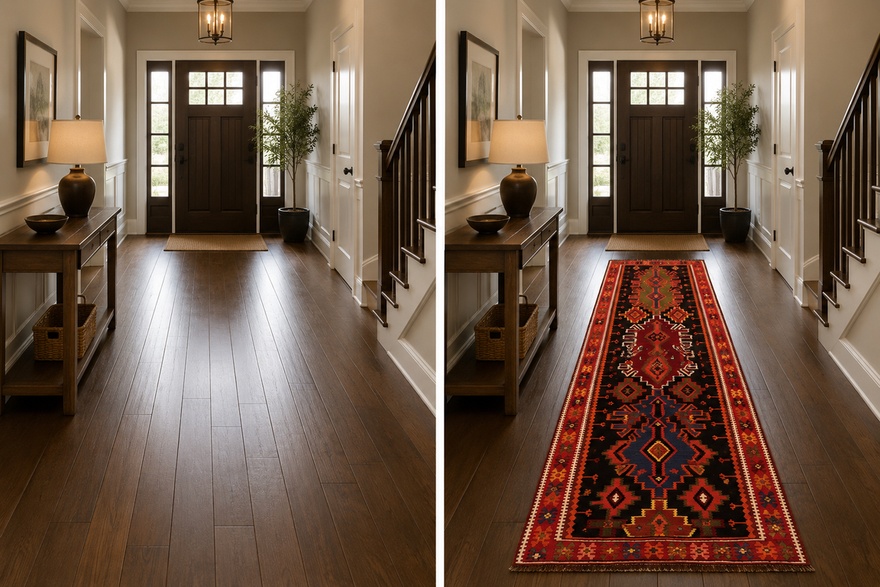 Kilim Fars Carpet  355x135