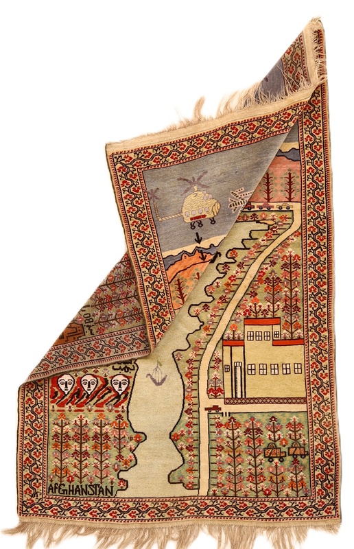 Afghan Antique Carpet 205x133