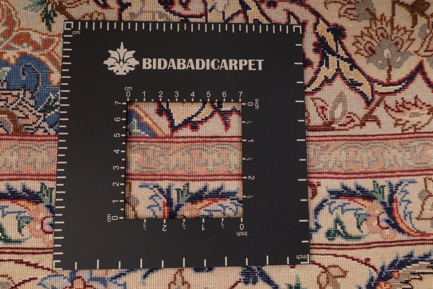 Isfahan Signed Davari Silk Warp Carpet 227x150