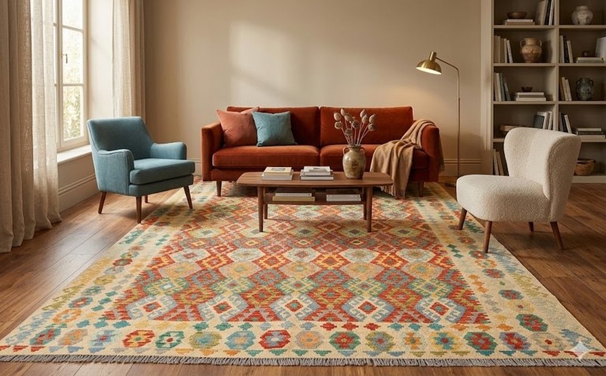 Kilim Carpet 306x203