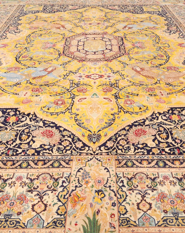 Antique Tabriz 70 Raj Carpet  410x300