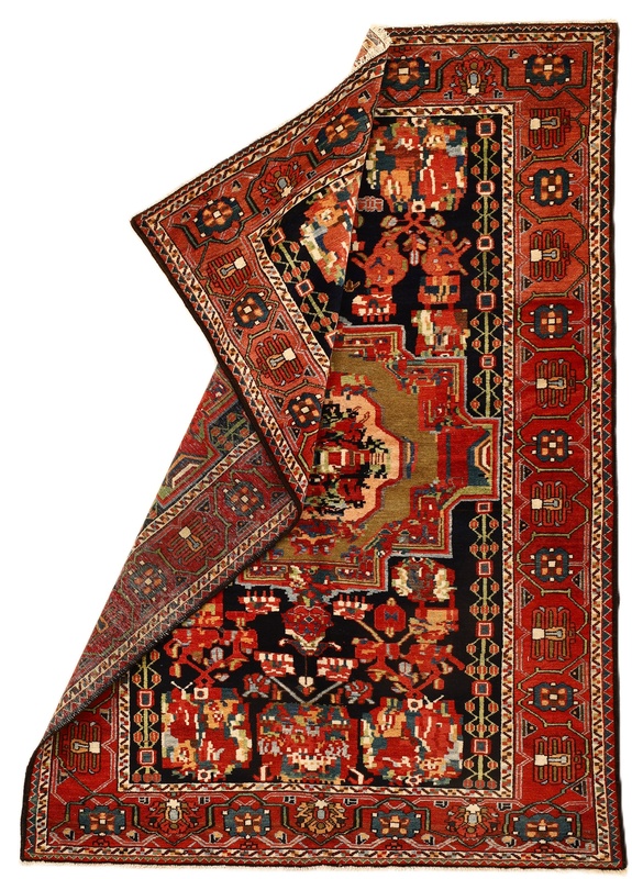 Antique Bakhtiar Carpet  208x145
