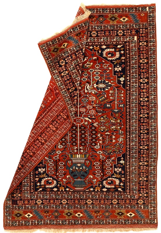 Antique Ghuchan Carpet  187x135