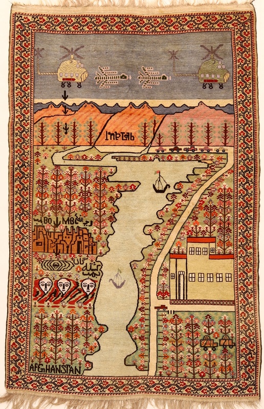 Afghan Antique Carpet 205x133