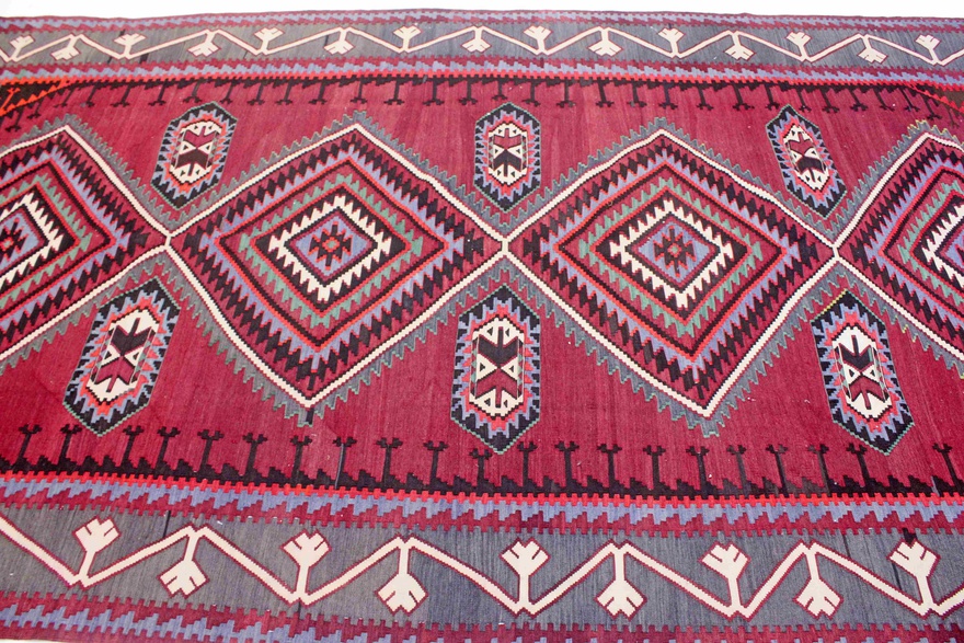 Kelim Gaschgai Carpet 346x196