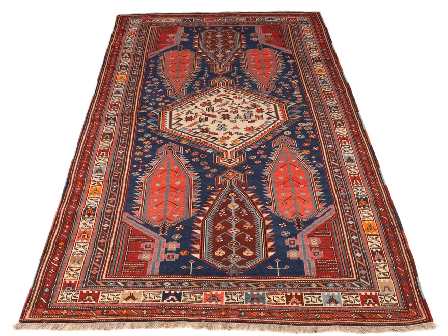 Antique Malayer Carpet  209x121