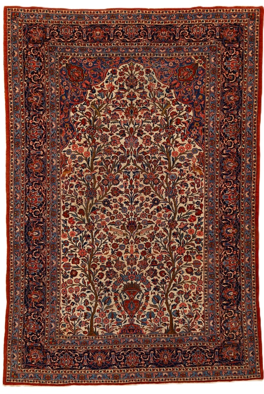 Kashan Antique Carpet 343x230