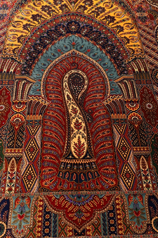 Qom Silk HosseinKashizadeh Carpet  205x140