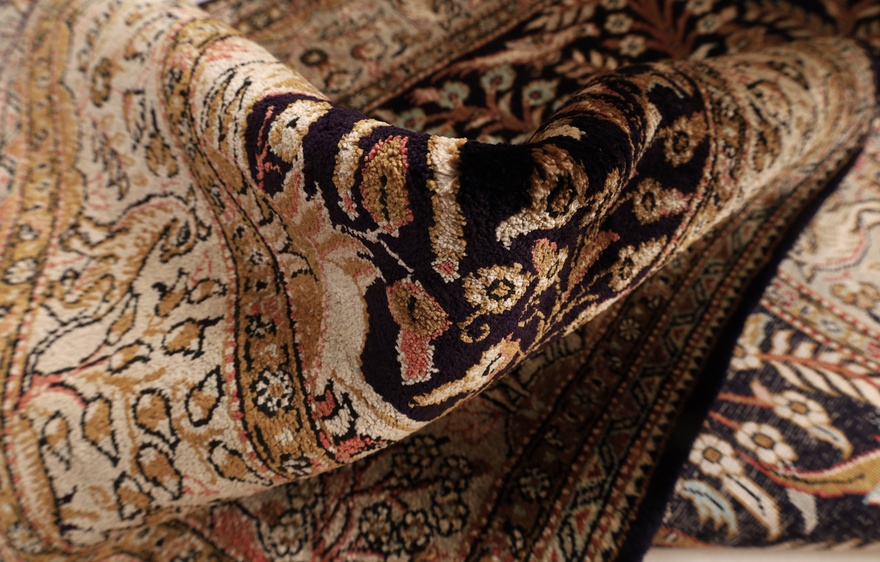 Qum Silk Carpet 130x75