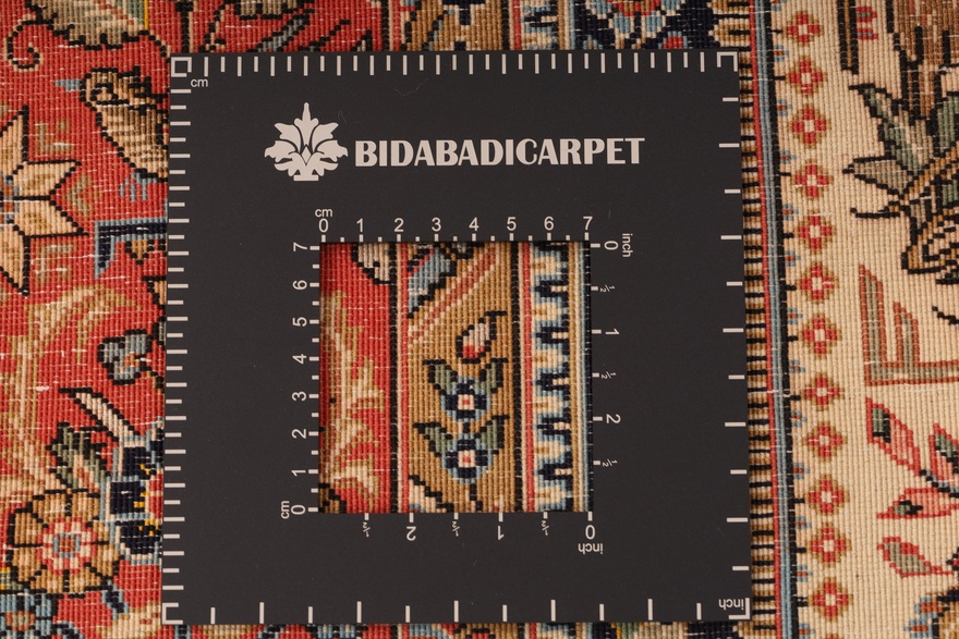 Antique Qum Jamshide Carpet  208x140