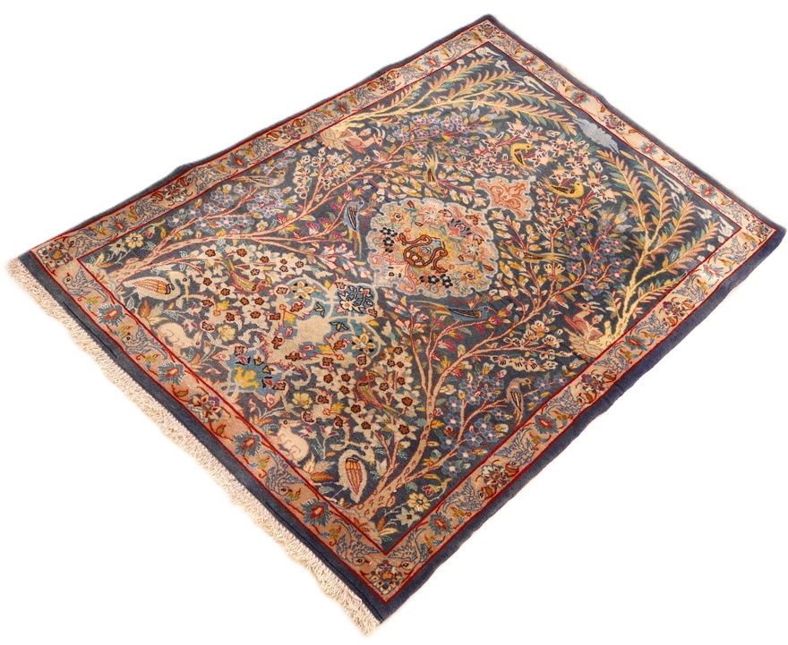 Antique Isfahan Carpet  92x70
