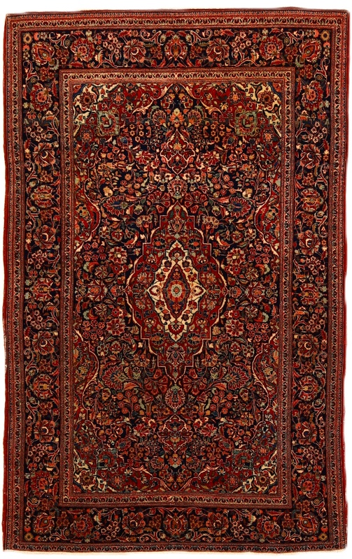 Kashan Antique Carpet  200x127