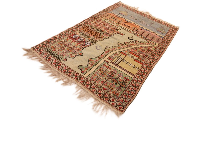 Afghan Antique Carpet 205x133