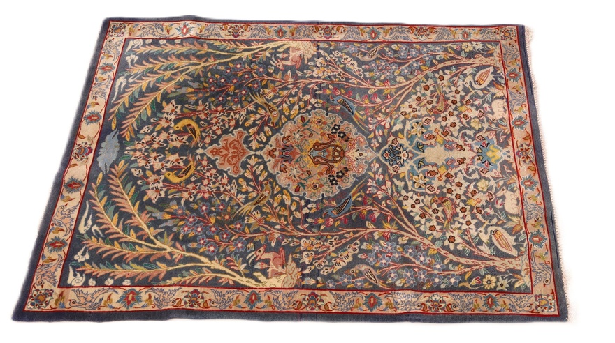 Antique Isfahan Carpet  92x70