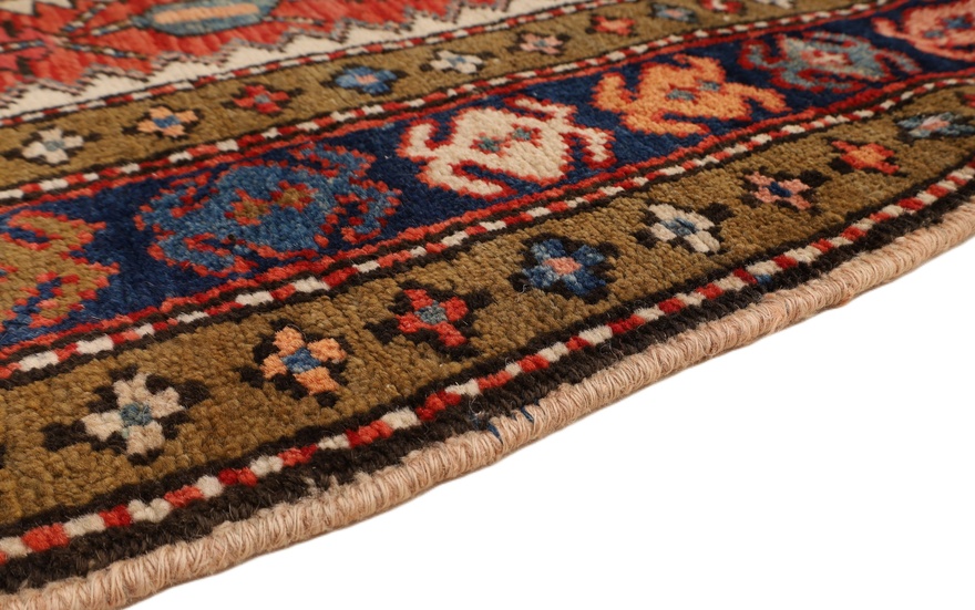 Antique Heriz Carpet  330x100