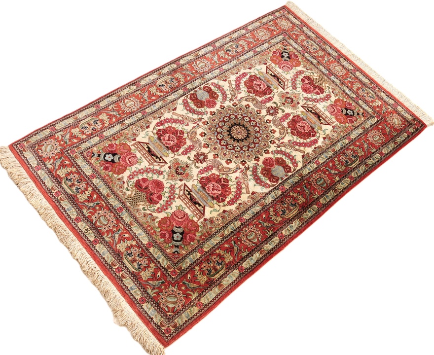 Qum Silk Carpet 123x78