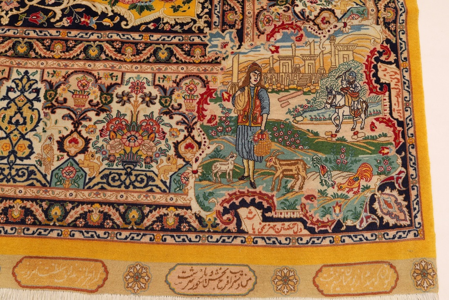 Antique Tabriz 70 Raj Carpet  410x300