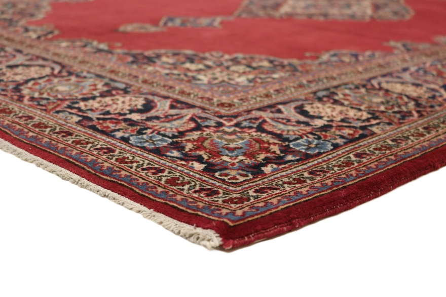 Antique Kashan Carpet  212x137
