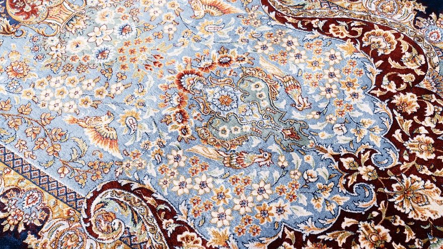 Qom  Dahlia Carpet 90x60