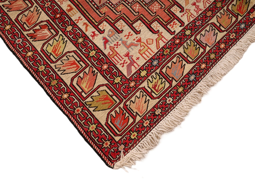 Kilim Silk Carpet 144x105