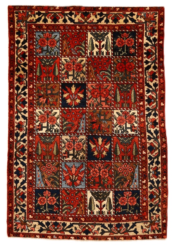 Bakhtiar Antique Carpet 191x127