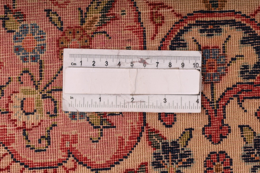 Antique Kashan Carpet 201x144