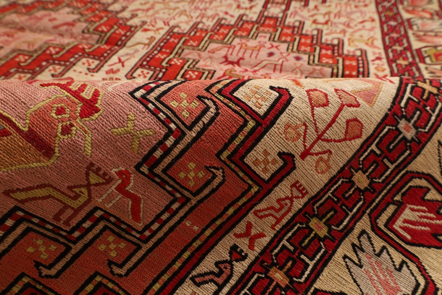 Kilim Silk Carpet 144x105